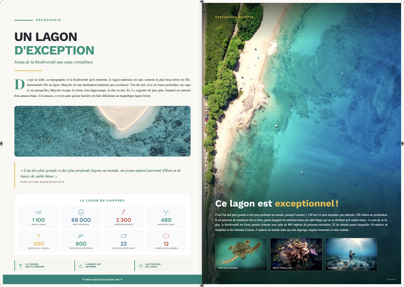 Mayotte Tourisme — Conception graphique & direction éditoriale